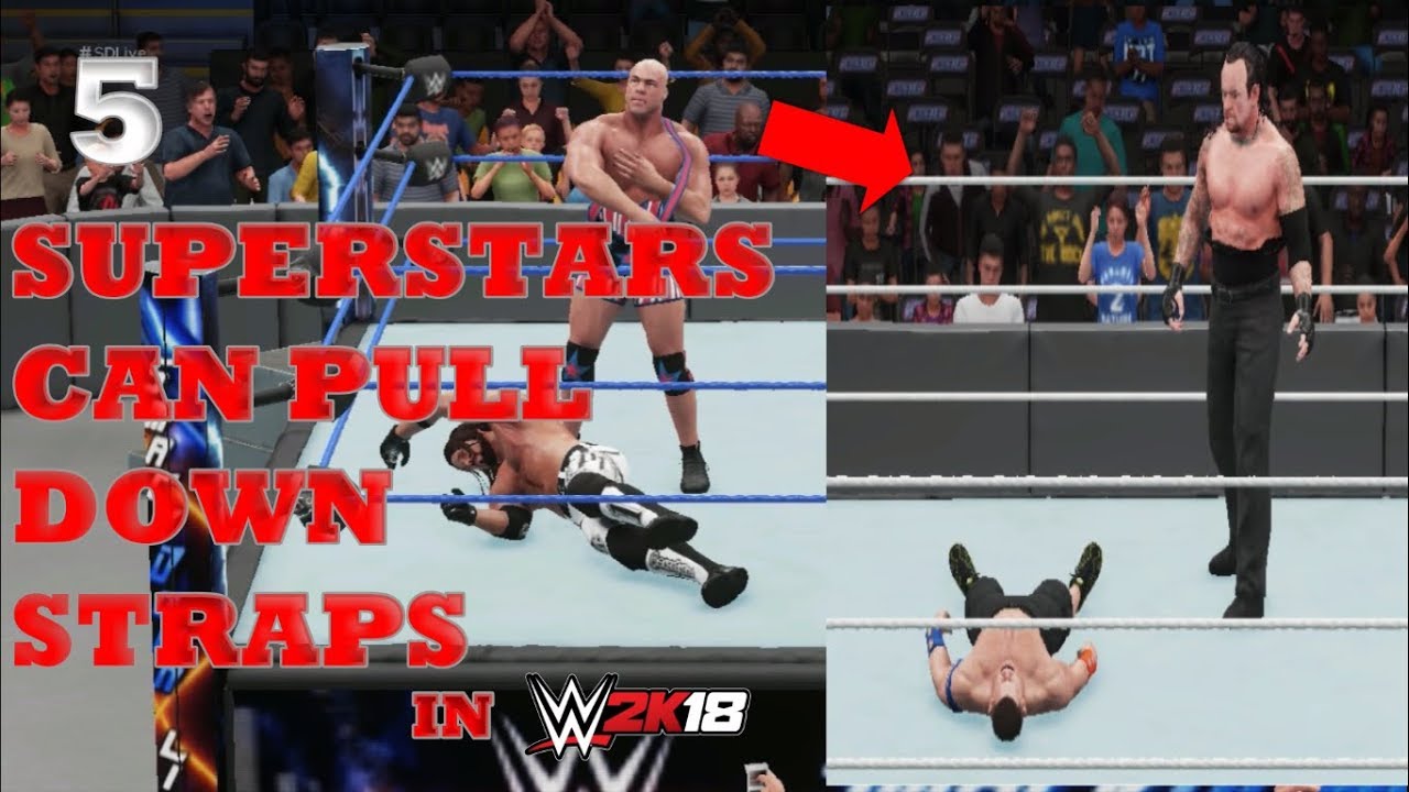 5 Superstars That Can Pull Down Their Attire Straps in WWE 2K18 YouTube