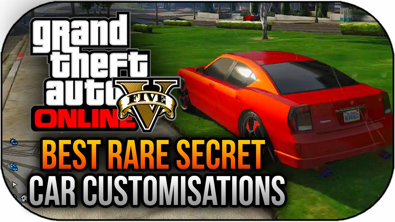 GTA 5 Online Best Secret Car Customizations in GTA 5 Online (GTA 5 Rare