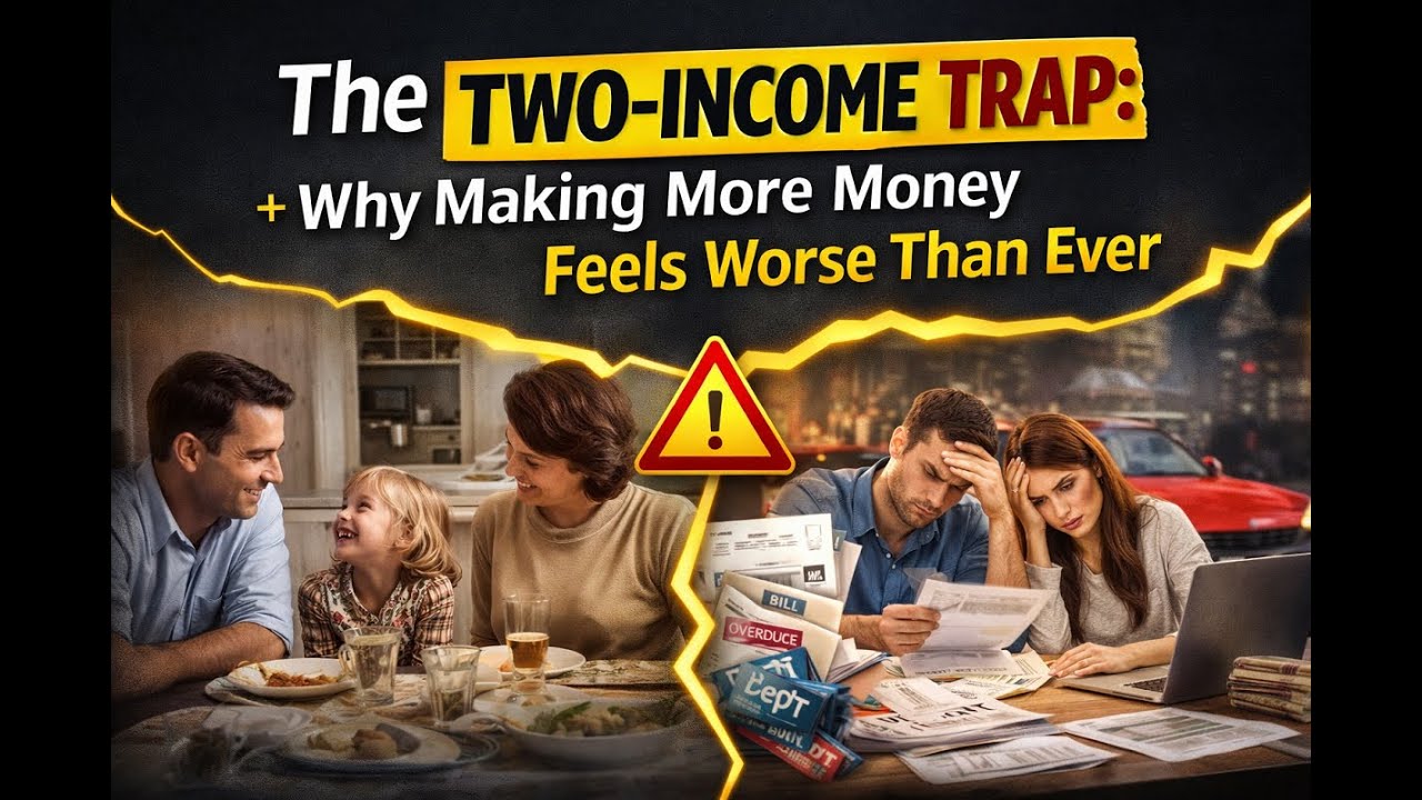 🔥 The Two-Income Trap: Why Making More Money Feels Worse Than Ever