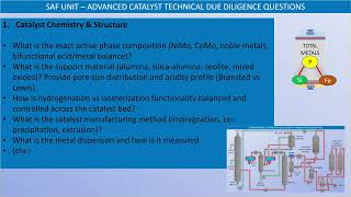Catalyst Screening Questions
