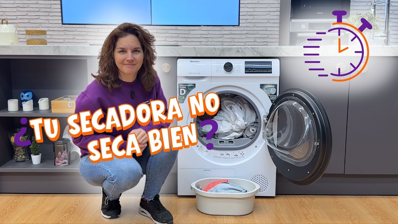 👉🕐 ¿Tu secadora no seca bien? Causas y soluciones ! | En menos de un minuto
