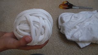 How to Make T-shirt Yarn