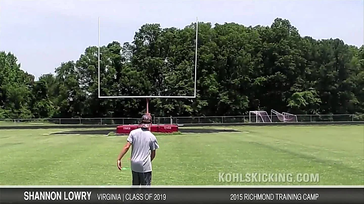 Shannon Lowry 2015 Richmond Training Camp