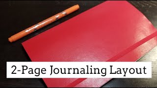 2-page Bullet Journal layout for daily journaling screenshot 1