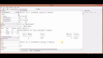 Introduction to Octave GUI