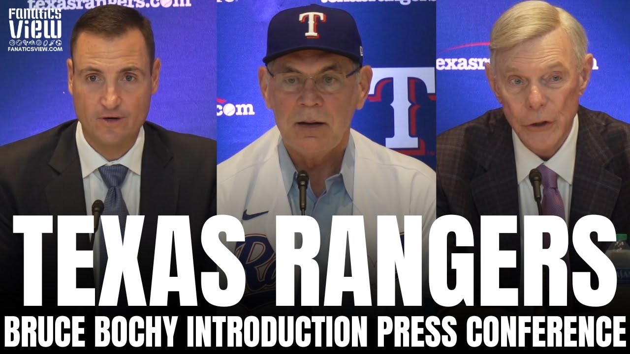 Texas Rangers Introduce Bruce Bochy as New Baseball Manager | Full ...