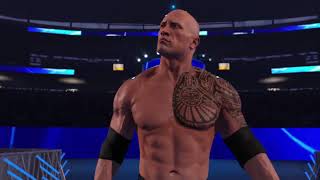 WWE2K23 The Rock Vs Kane Gameplay Match & News - Hindi Commentary