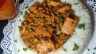 أرز بالخضار / اسرع و أسهل طريقة طريقة في طياب روز شحال  بنييييين