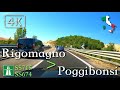ASMR Highway Drive (Tuscany), Italy [SS715 / SS674 | Rigomagno  ⩾ Poggibonsi ] July 2022 🌞