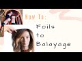 How to Foils to Balayage with Money piece