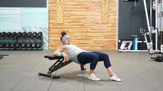 B Stance Bodyweight Hip Thrust