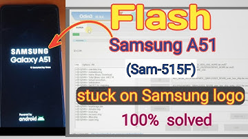 How To Flash Samsung A51 (SM-A515F)|stuck on Samsung Logo| install Flash Firmware using Odin3