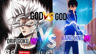 DRIP GOKU VS WANG LING😈☠️| WHO IS WINNING IN FIGHT| GOKU VS WANG LING #gokuvswangling #anime