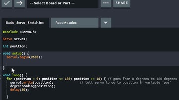 Parts of an Arduino Sketch