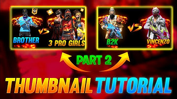 Make 1 v 1 Thumbnail Like GW KARAN | How To Make 1 v 1 Thumbnail | Garena Free Fire
