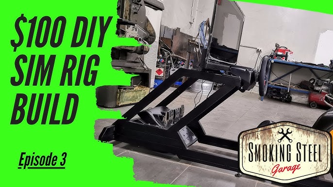 FINAL EPISODE! DIY SIM RACING RIG BUILD UNDER $100! : guide on how to build  a Driving Sim Rig 