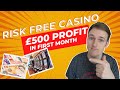 Risk Free Casino Offers that make £80 per hour!