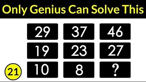 (Video # 21) Use your math skills to find the answer for this question |  Math Riddle & Puzzle