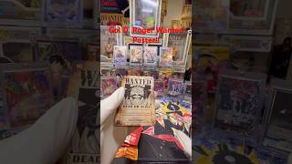 One Piece Carrying on his will Gol D. Roger Wanted Poster!! #onepiece #tcg #fypage