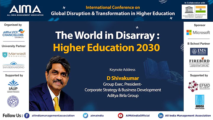 VC Council - The World in Disarray: Higher Educati...