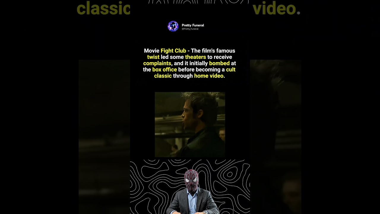 Movie Fight Club - The film's famous twist #movies