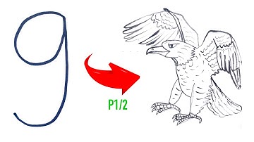 Cách Vẽ Con Chim Đại Bàng Bằng Số 9 Rất Đẹp Phần 1 | Mỹ thuật trải nghiệm tv