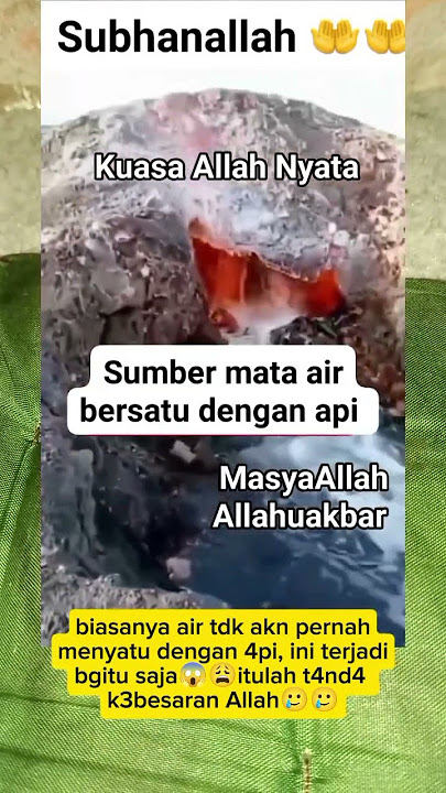 Air dgn 4pi tdkkan prnh mny4tu tpi kuasa Allah apapun terjadi 🥲😱 #fypviral #trendingshorts
