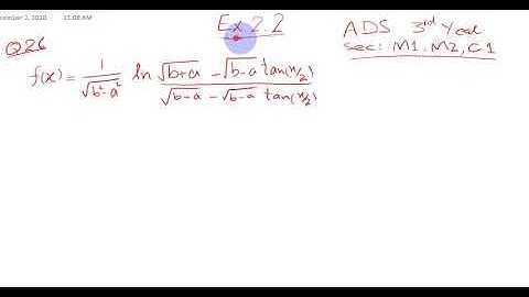 ADS-I Calculus Ex-2.2 Q#26-28