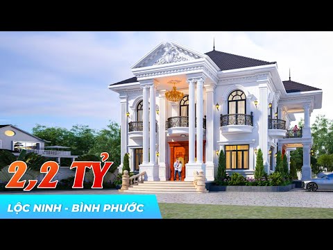 Video Mẫu Biệt Thự 2 Tầng Tân Cổ Điển 2,2 TỶ Đẹp Không Rời... - youtube