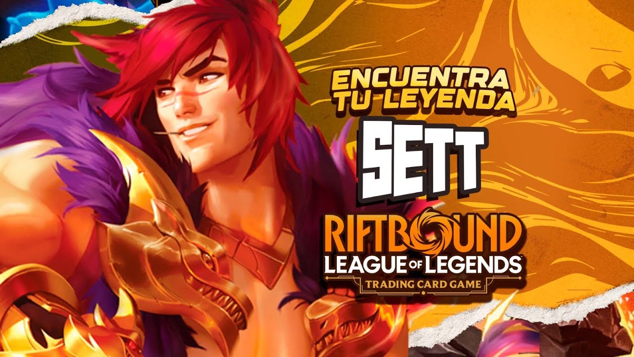Encuentra tu leyenda!! Sett 🟡🟠 Riftbound League of Legends TCG - YouTube