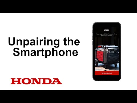 Honda EU7000is Generator Wireless Remote Starter Unpairing