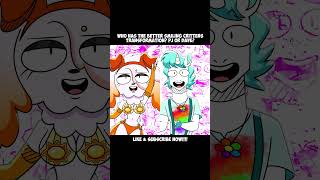 Eeeaaaooo Comparison 3 Rocky Rakoon Smiling Critters Animation Meme shorts tiktok funny trending