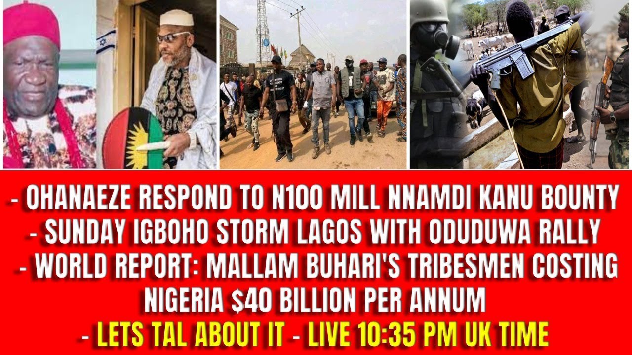 ONANAEZE RESPOND TO KANU BOUNTY - IGBOHO RALLY STORM LAGOS ...