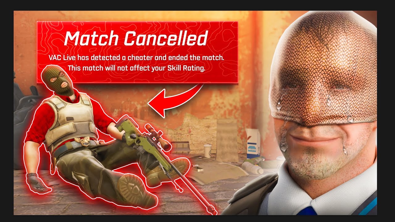 VAC NET ACTUALLY BANNED HIM...