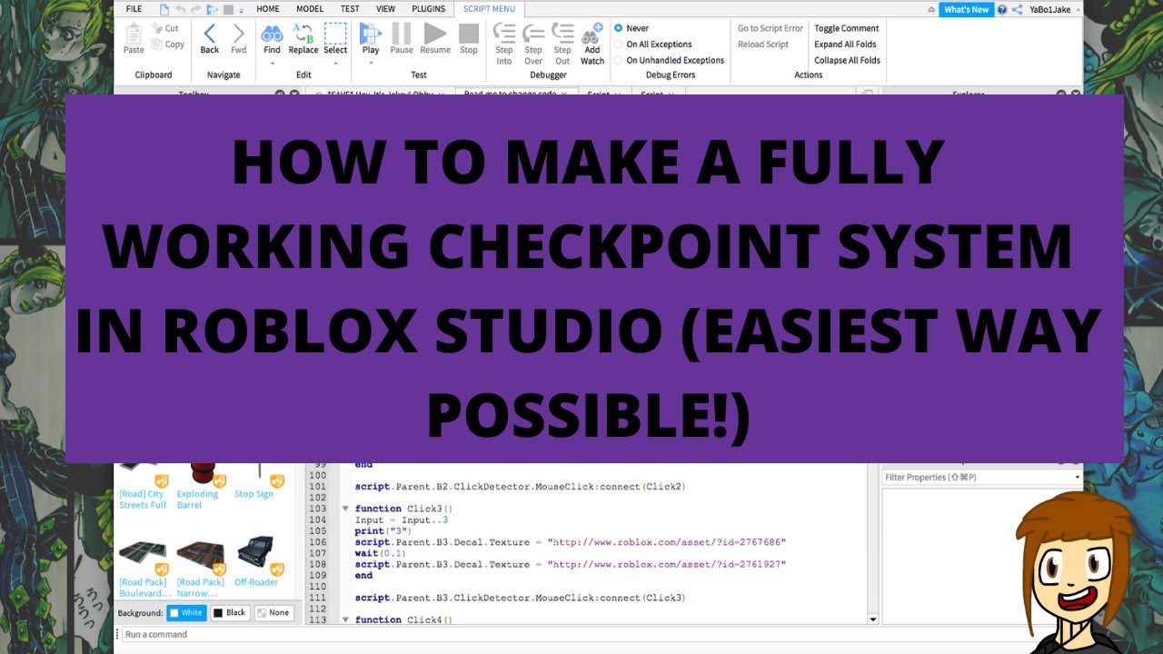 How To Make A Fully Working Checkpoint System In Roblox Studio Easiest Way Possible Youtube - roblox studio tutorial how to make checkpoints system