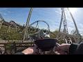Ride to Happiness Front Row POV | Extreme Spinning Coaster | Plopsaland Belgium