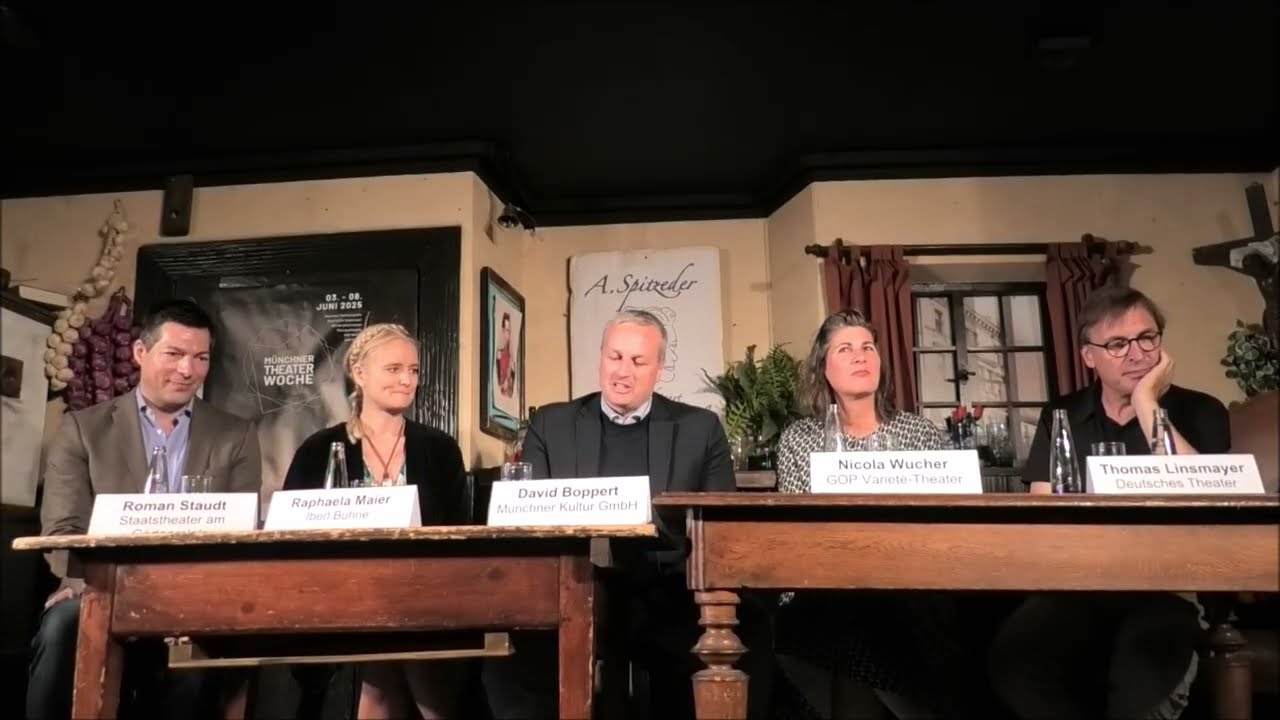 1. Theaterwoche in München - PK in der Iberl Bühne - 14. Mai 2025