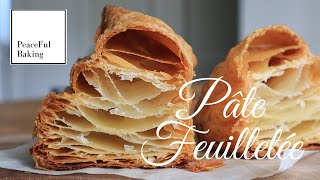 How to Make Puff Pastry/Pâte feuilletée at Home