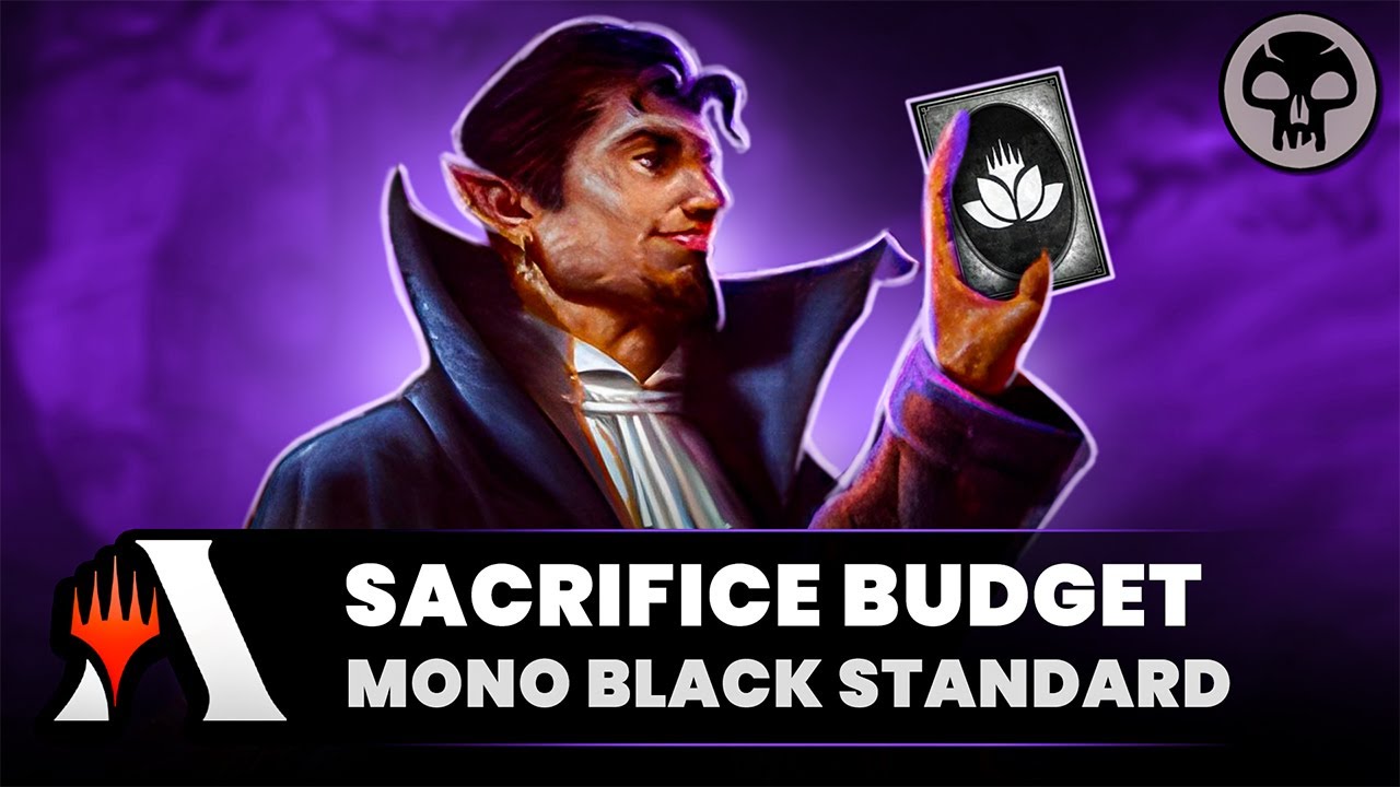 ⚫ DECK BARATO no STANDARD! | MONO BLACK SACRIFICE! (Magic Arena)