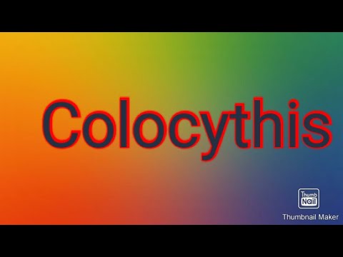 Video: Colocynth