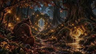 Brambleheart & the First Whisper of the Forest | A Mossy Gate Prequel | Sleep Story 3 Hours Rain screenshot 3