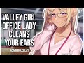 3DIO ASMR Elf Office Lady Cleans Your Ears Typing Writing Ear Cleaning Valley Girl Accent 