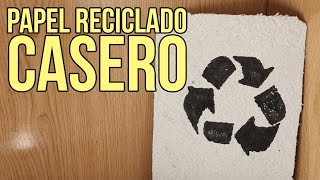Rico alcanzar Teleférico Cómo hacer papel reciclado casero (Experimentos Caseros) - YouTube