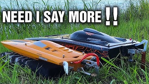 Deltaforce 35 Fast Electric RC Boat New Setup & GPS pass