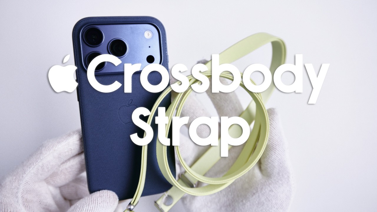 Apple iPhone クロスボディストラップ　ネオンイエロー Crossbody Strap – Orange - Apple