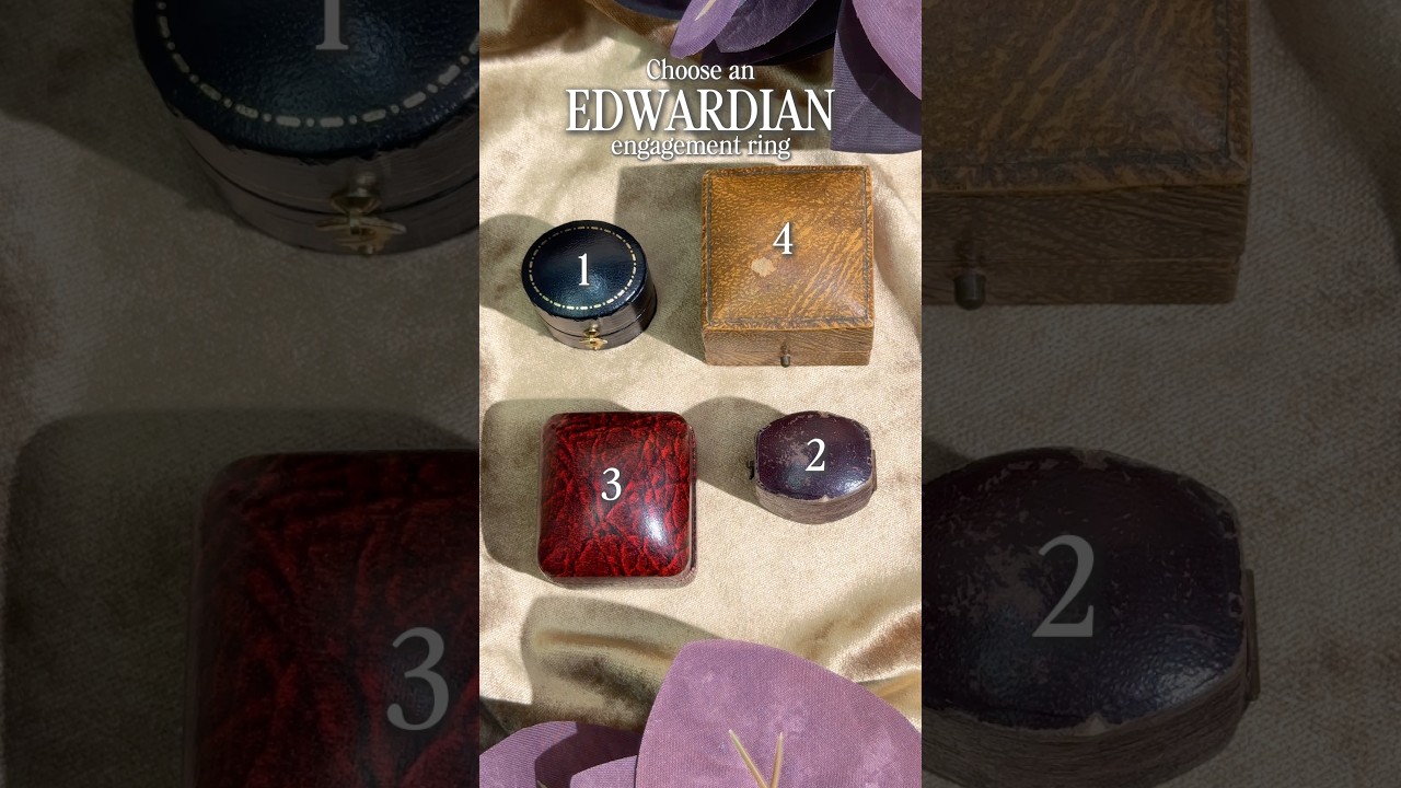 Which Edwardian engagement ring would make you say “I do”? 💎💍