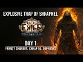 PoE 3.24 | Day 1 Shrapnel Trapper - Frenzy Charges, New Unique Tech, Defenses
