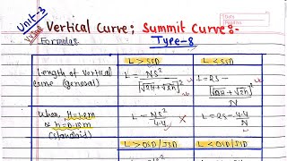 U it-3; Design of Summit Curve | Type-8 | Transportation Engineering-I | Purbanchaa University PoU