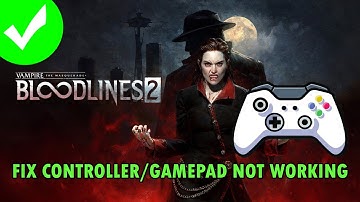 Controller/gamepad werkt niet in Vampire The Masquerade Bloodlines 2