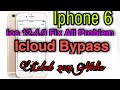 Iphone 6 12.4.9 icloud Bypass Checkra1n Windows 7 Tool Fix All Problem On Off Battery drain Fix